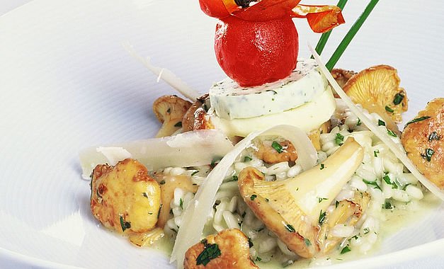 Glückspilz-Risotto