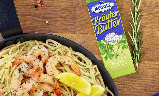 Spaghetti mit Scampi