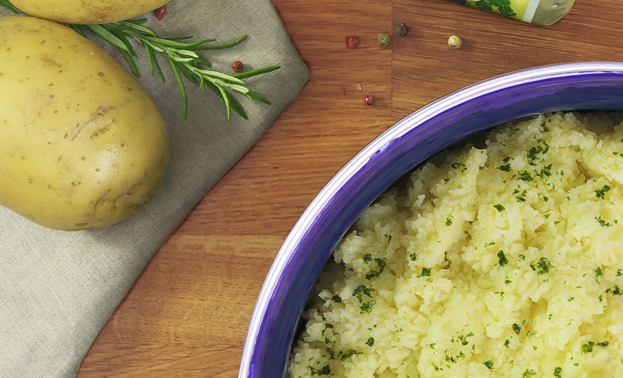 Fluffiger Kartoffelschnee