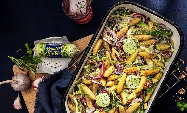 Schupfnudeln mit Kräuter-Butter