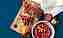 Knoblauch Brot mit Rote Bete Hummus