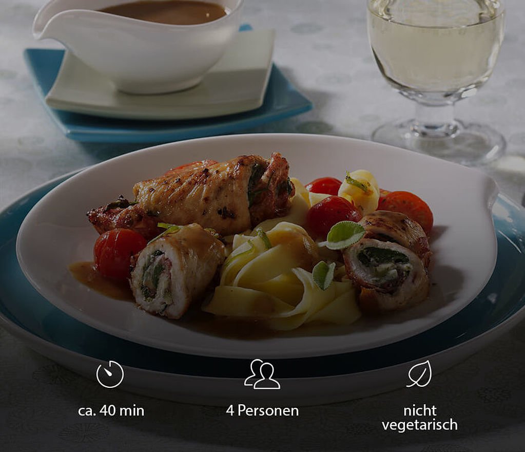 Involtini mit Schmortomaten