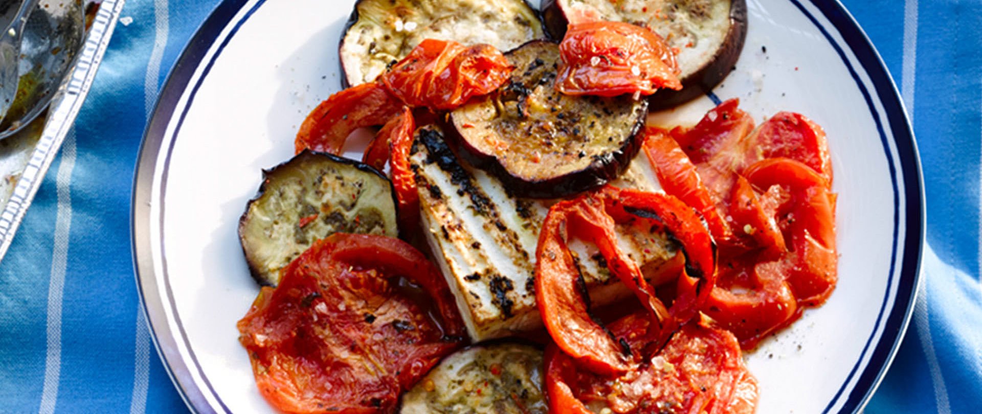 Rezept: Feta auf Auberginen-Tomaten jetzt bei MEGGLE.