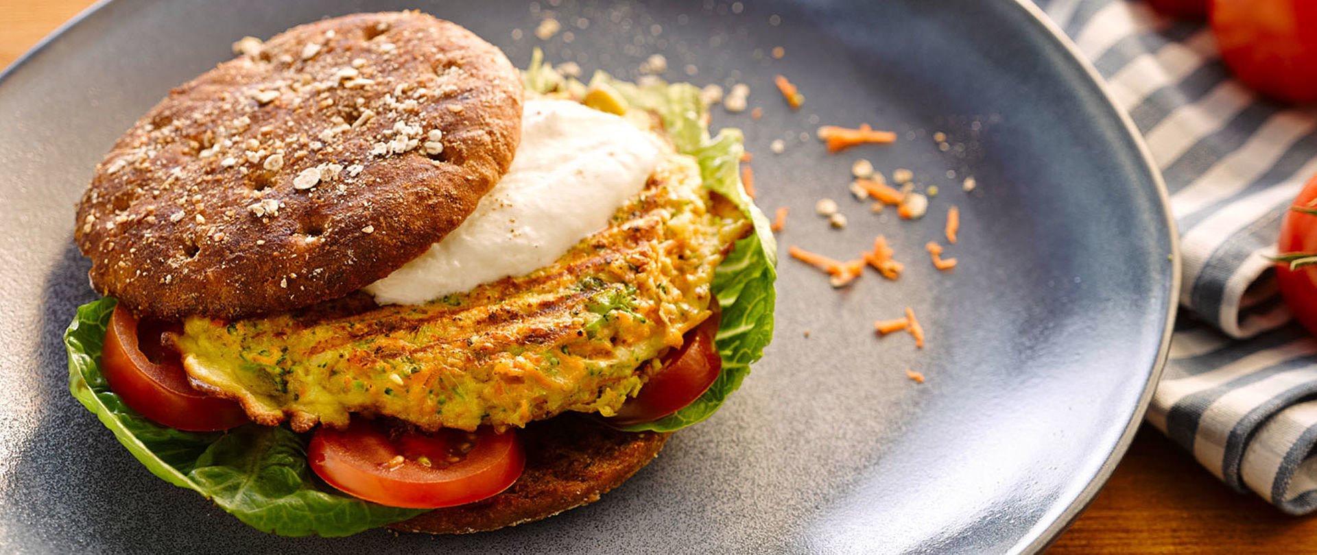 Veggieburger-Rezepte jetzt bei MEGGLE. 