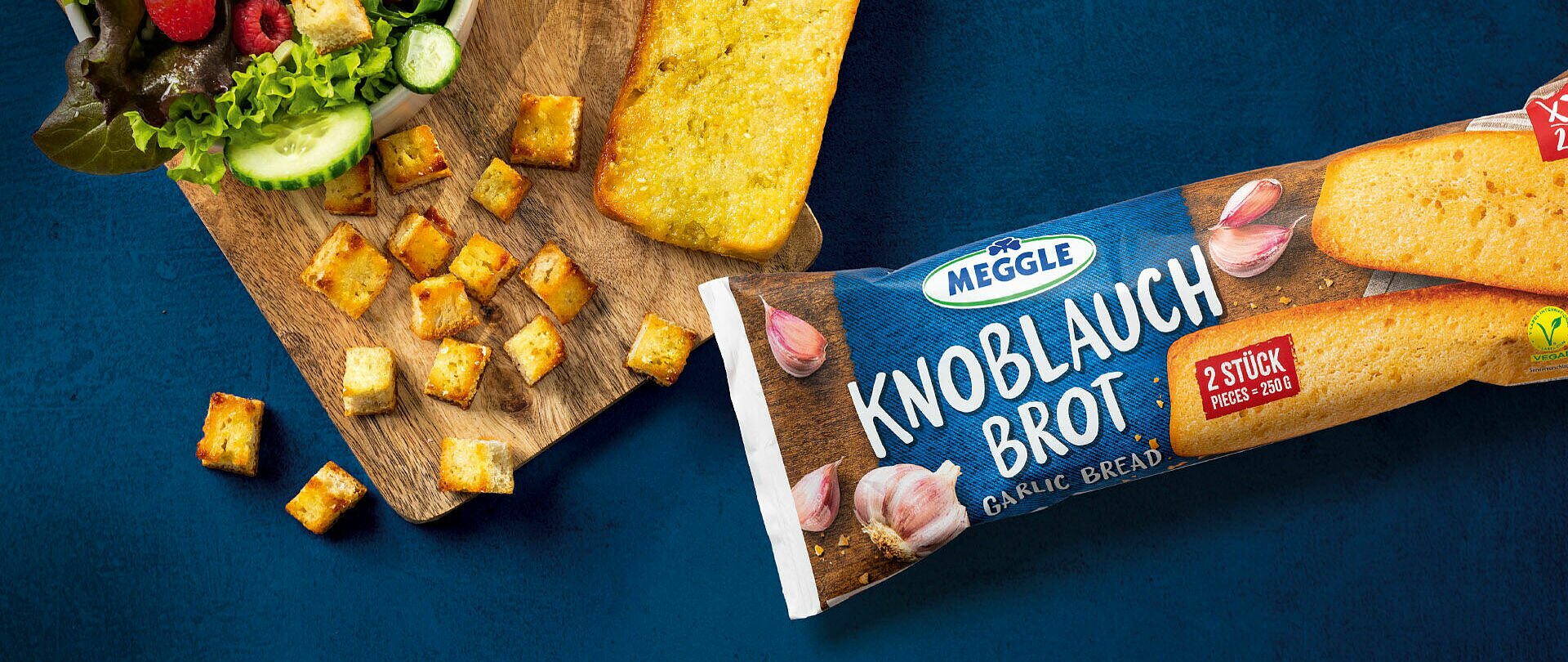 Das MEGGLE Knoblauch Brot - Einmalig lecker, vielseitig einsetzbar!