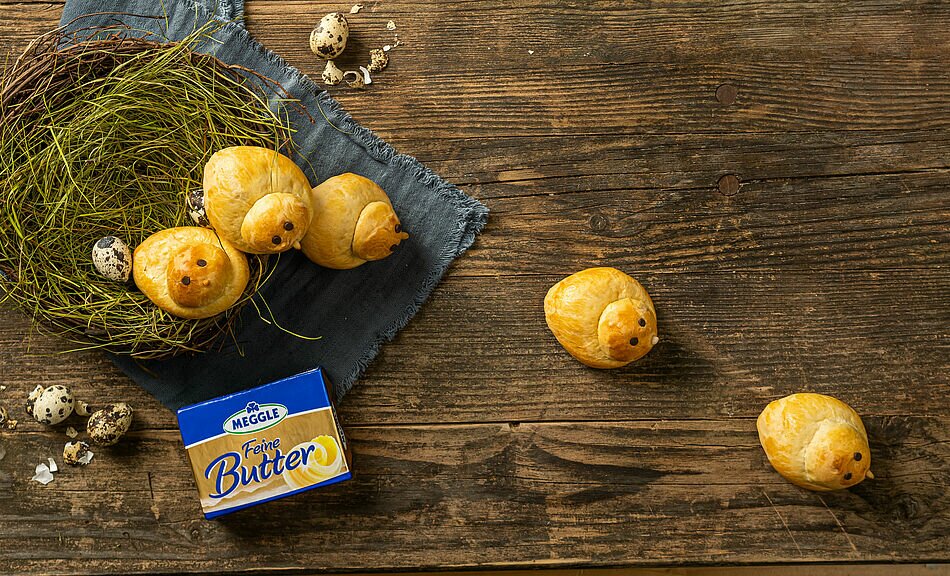 Süße Osterküken