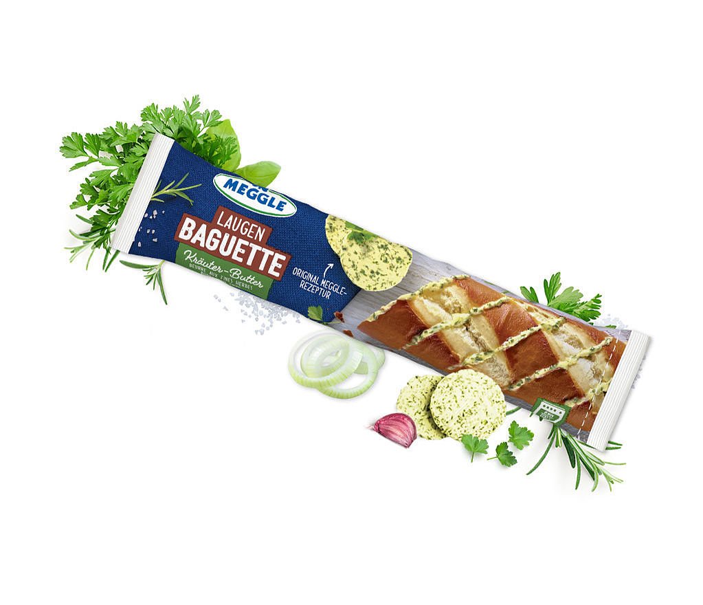 Laugenbaguette Kräuterbutter