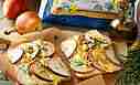 Focaccia mit Birne, Brie & Honig Topping