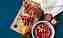 Knoblauch Brot mit Rote Bete Hummus