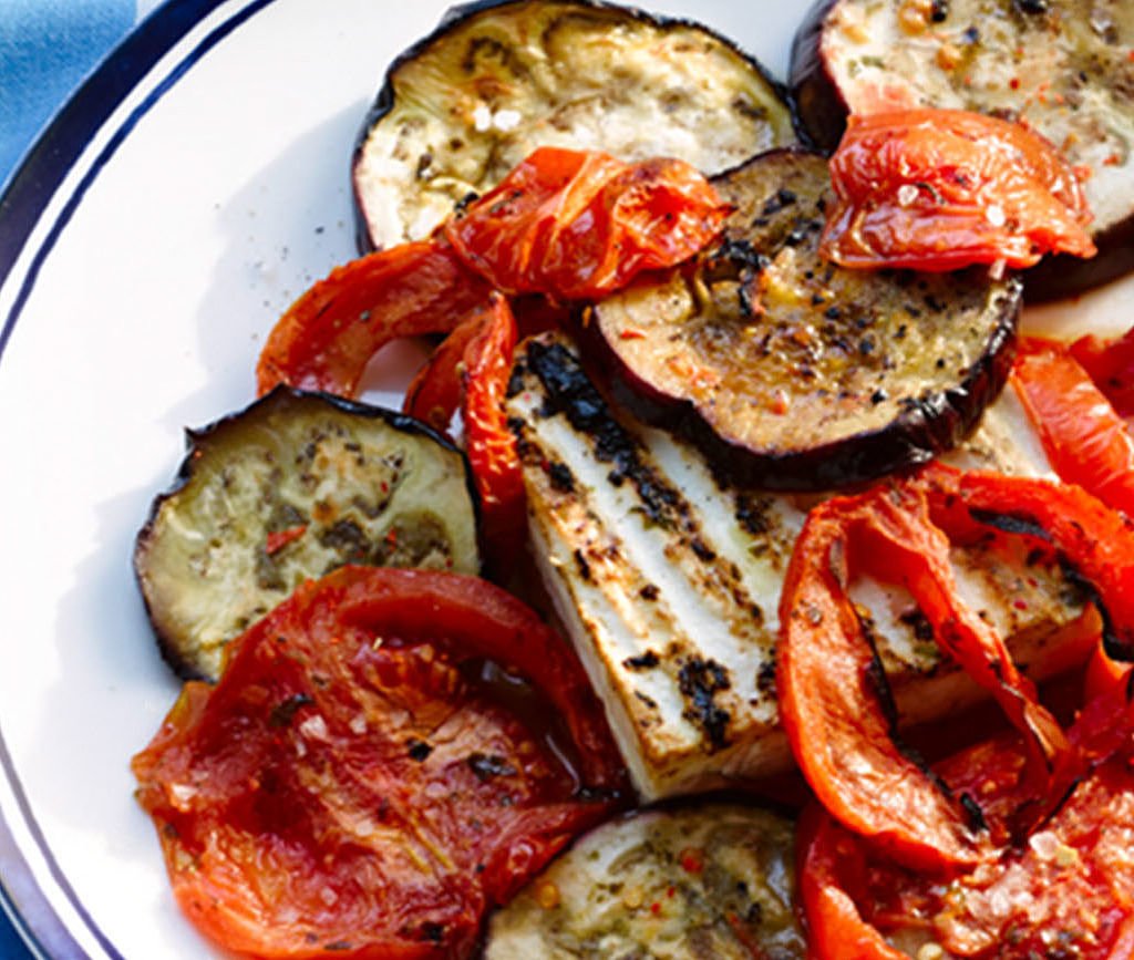 Rezept: Feta auf Auberginen-Tomaten jetzt bei MEGGLE.